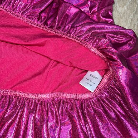 REVOLVE x More To Come Tori Ruched Mini Skirt In Hot Pink, Women’s Medium - Picture 10 of 13